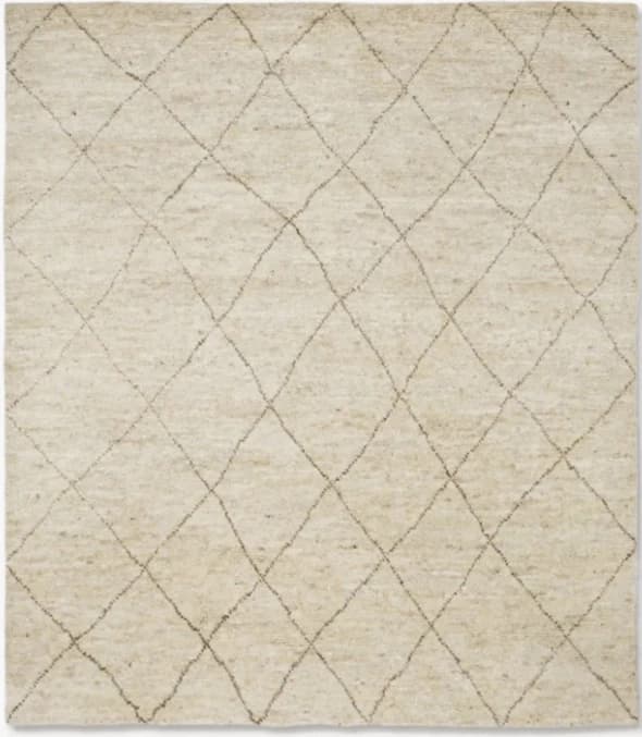 Afella Rug geometric pattern closeup