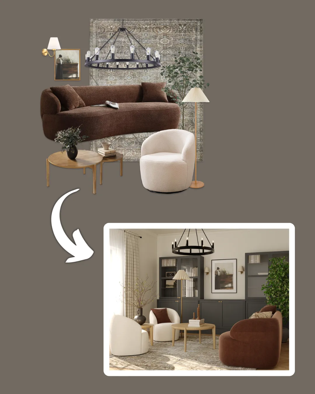 Moodboard to 3D explanation