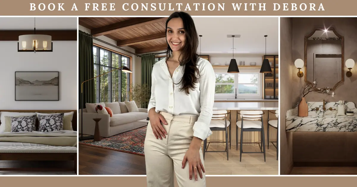 virtual interior design consultation with Debora
