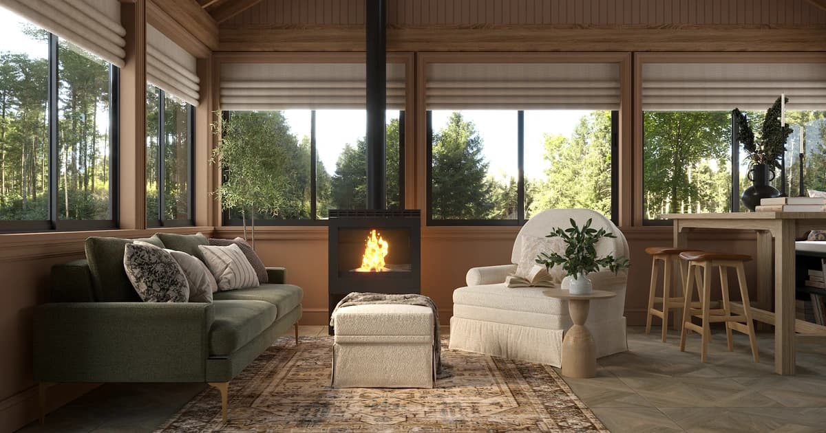 Multipurpose Sunroom: Lounge, Office, Library in One Room