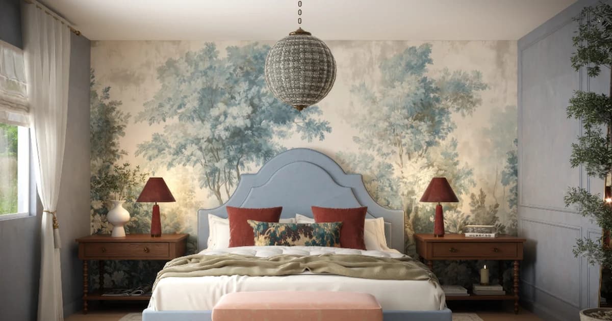 How to Use Statement Wallpaper Without Overwhelming a Room