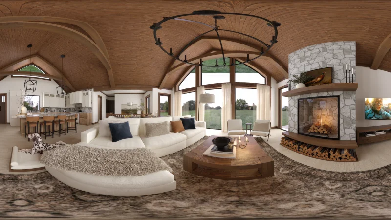 Modern Farmhouse 360 Virtual Tour: Whole Home Interior
