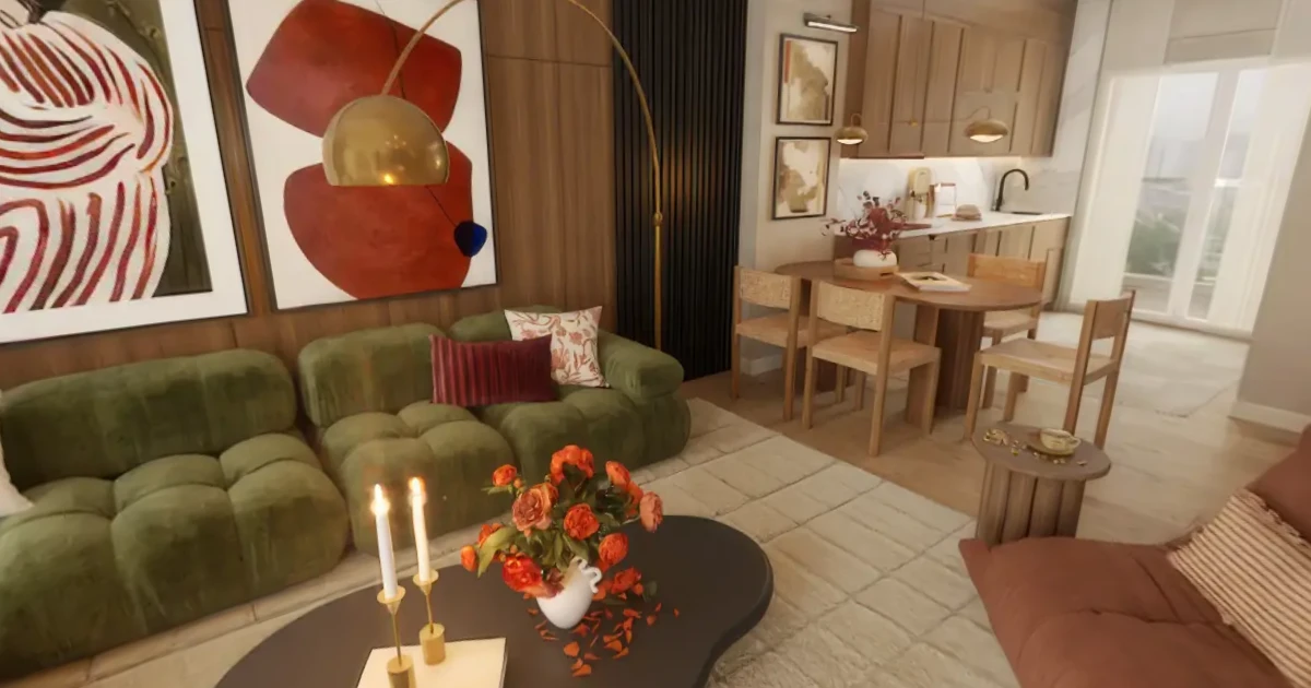 Online 360 Living Room Design Tours: Walk Through Projects