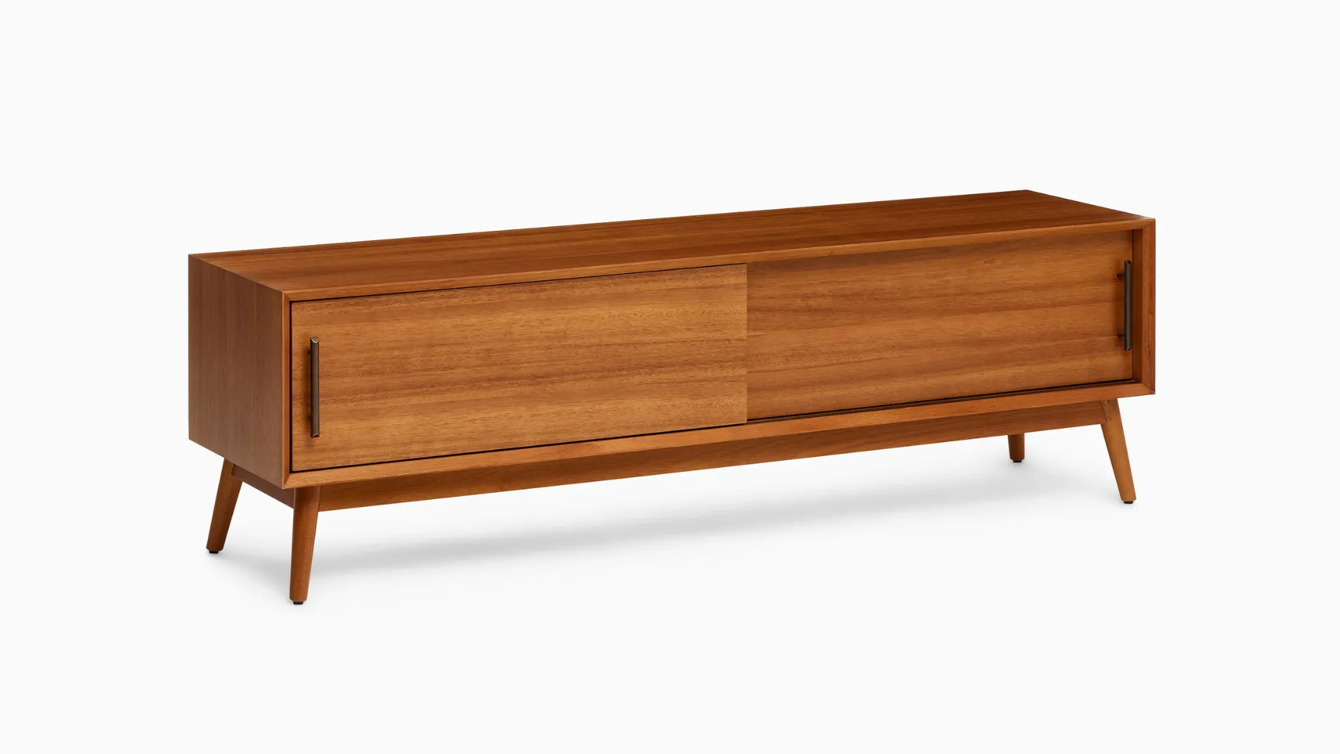 Mid-Century Storage Bench from West Elm, showcasing a sleek and stylish design with hidden storage, ideal for enhancing both the decor and functionality of any space