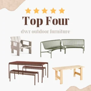 Top 4 Outdoor Furniture Pieces from DWR in 2024