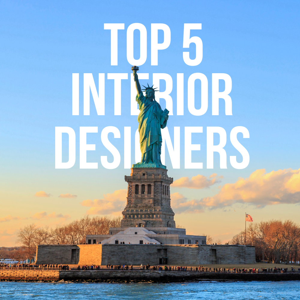 top 5 interior designers in nyc
